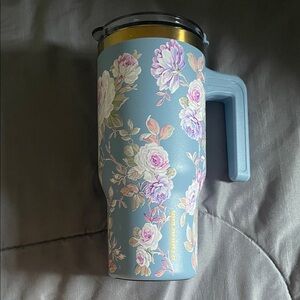 Hydrapeak Pastel Floral Blue Tumbler